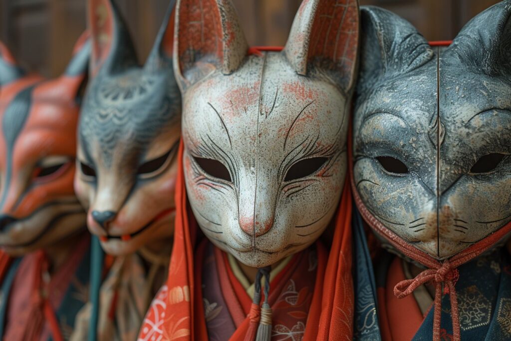Les Masques d&rsquo;Animaux Japonais&nbsp;: Raconteurs d&rsquo;Histoires Fascinantes