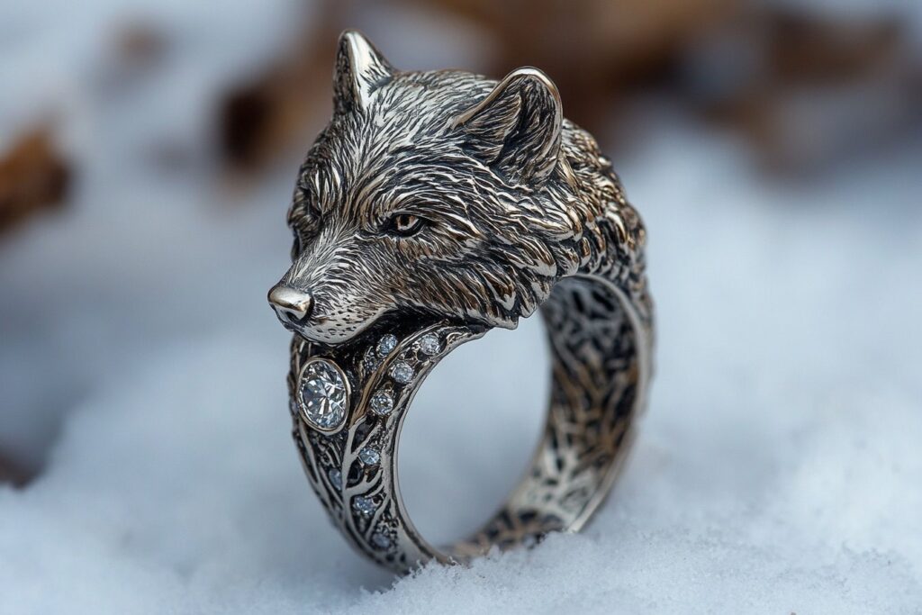 Sauvagerie et élégance des bagues loup