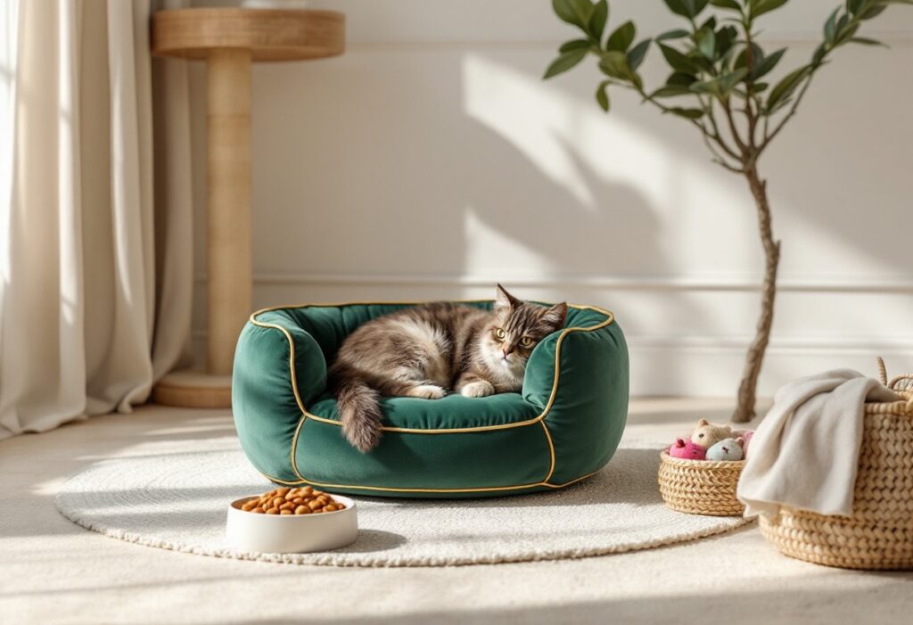 Design et luxe pour votre chat : notre sélection d&rsquo;accessoires