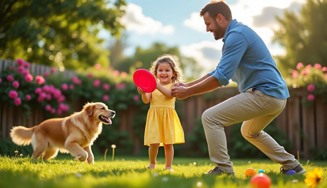 Comment apprendre à son enfant à jouer avec son chien ?