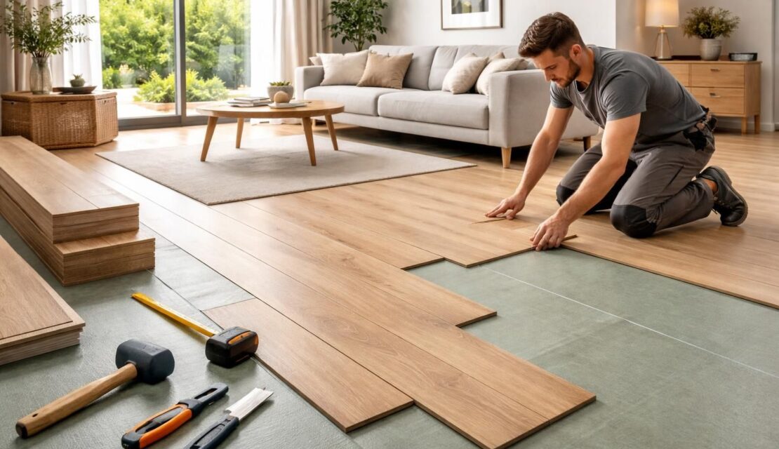 Comment installer un parquet flottant Leroy Merlin dans votre salon