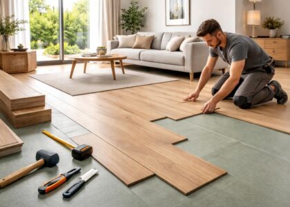 Comment installer un parquet flottant Leroy Merlin dans votre salon