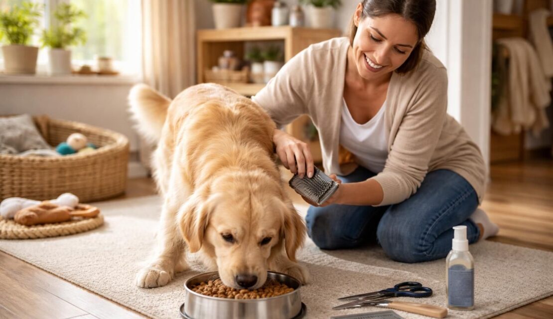 Entretenir votre animal de compagnie pour moins cher avec croquettes Purina et toilettage maison
