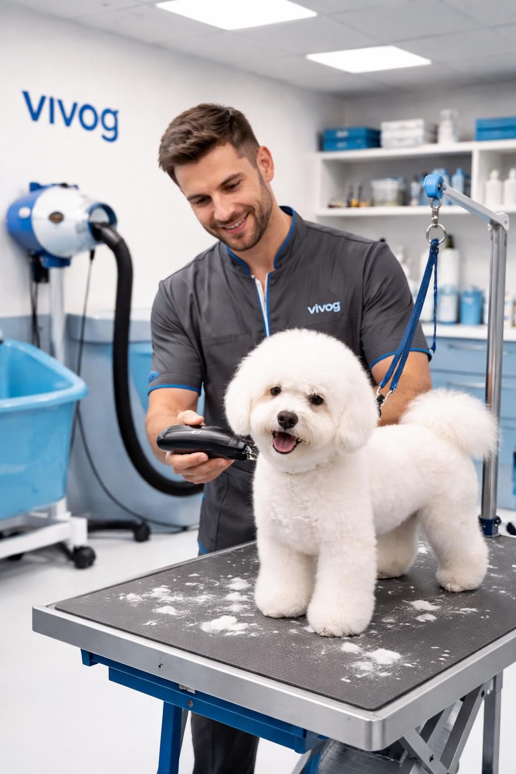 lancez votre salon de toilettage grâce aux formations professionnelles ctm, aux équipements de qualité vivog et aux logiciels performants animalin pour une gestion optimale.