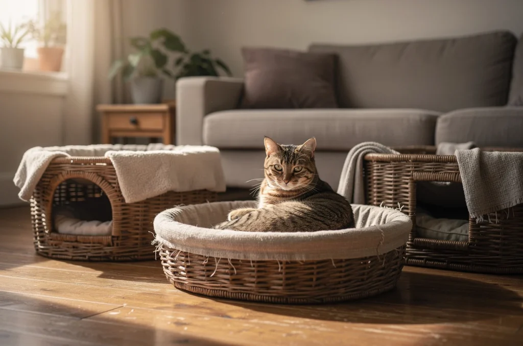 Paniers pratiques et astucieux : des solutions adaptées aux besoins de votre chat