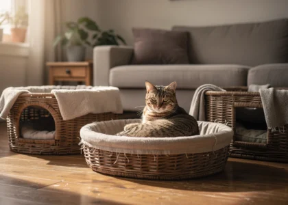 Paniers pratiques et astucieux : des solutions adaptées aux besoins de votre chat