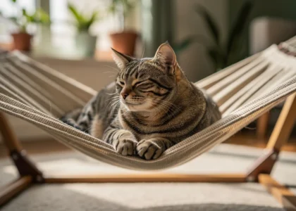 Comment rendre votre chat heureux avec un hamac adapté