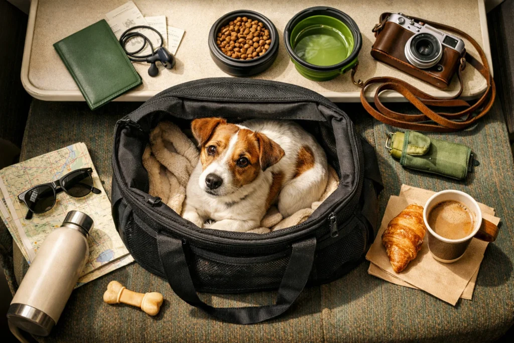 Voyager avec son chien en train : les règles SNCF étape par étape