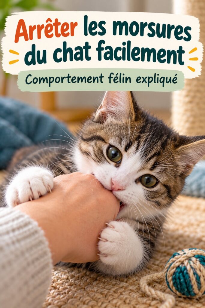 Arrêter les morsures du chat facilement