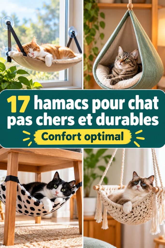 17 hamacs pour chat pas chers et durables