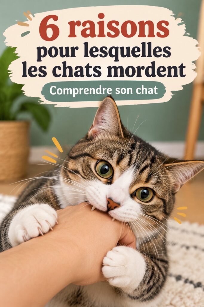 6 raisons pour lesquelles les chats mordent